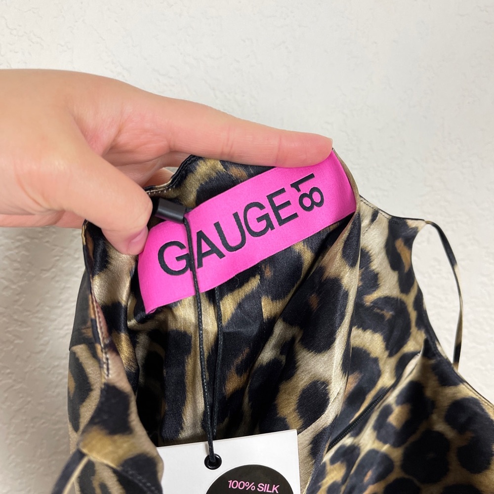 NWT GAUGE81 Sakai Silk Top in Leopard - Picture 5 of 8